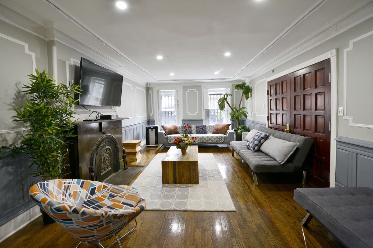 An updated Stuyvesant Heights two family with a backyard for